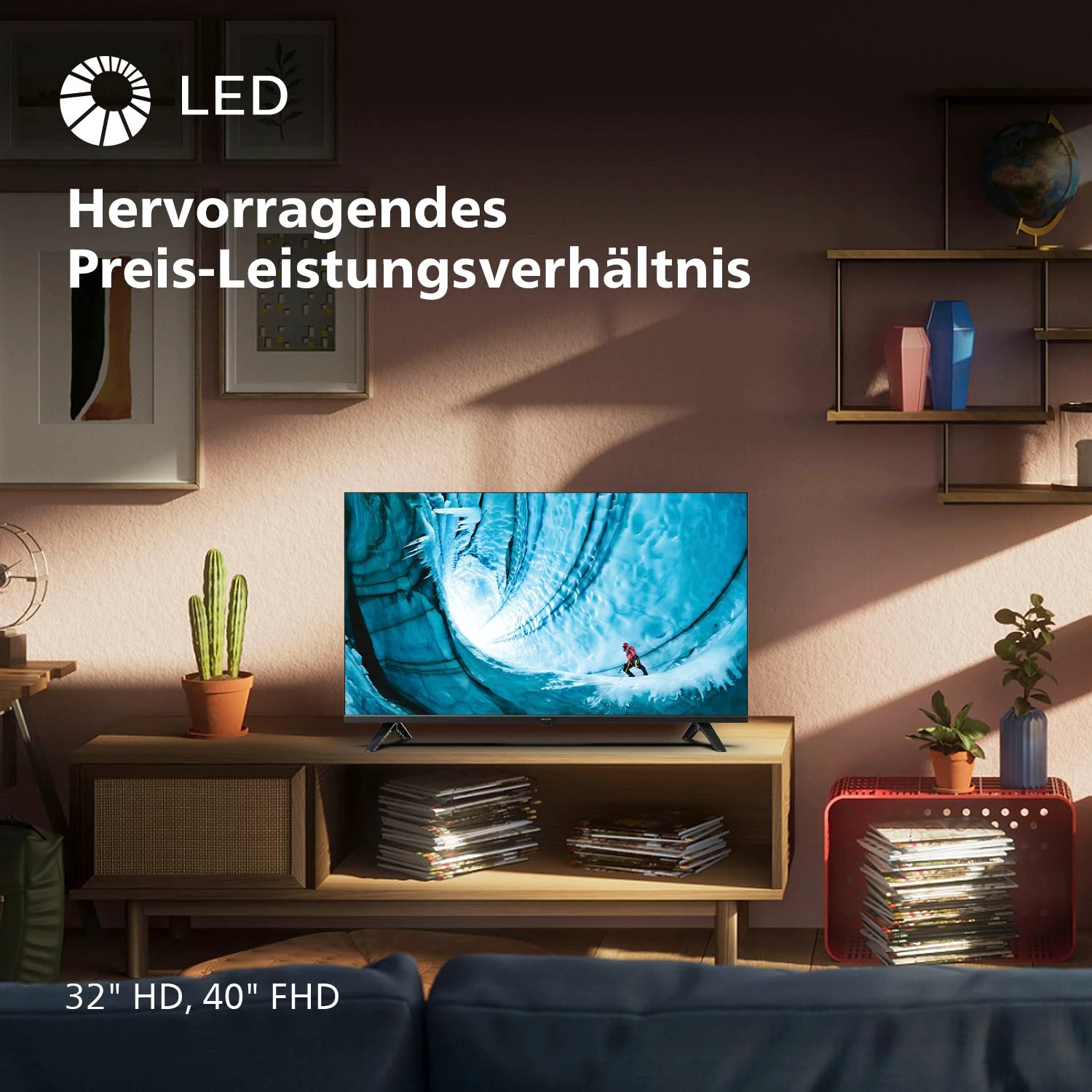 Philips 40PFS6009/12 LED-Fernseher (99 cm/40 Zoll, Full HD, Smart-TV)